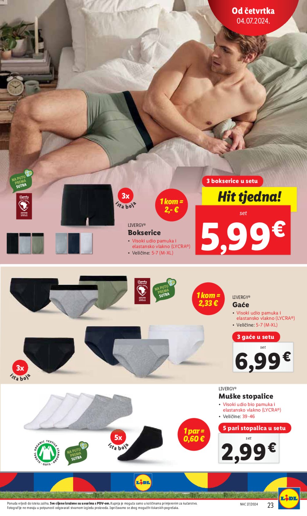 Lidl katalog Super ponuda od Četvrtka 04 07 07 07 2024 Njuškalo