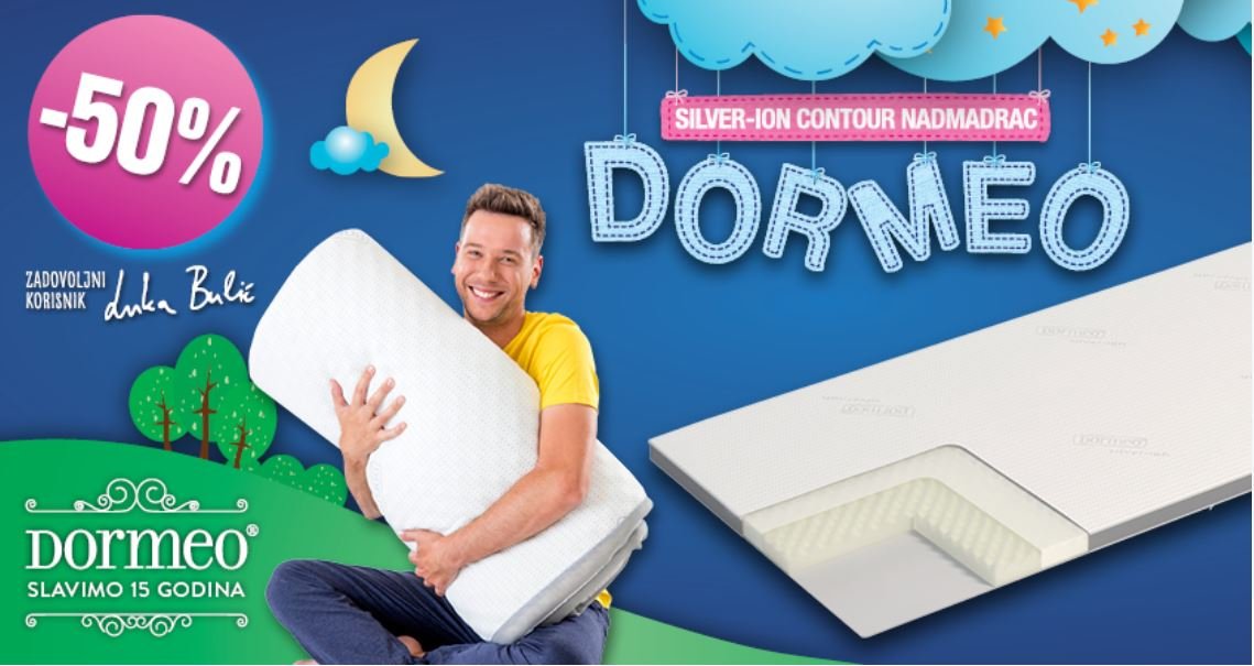 50 popusta na nadmadrac Dormeo Hero Dormeo Home Akcija Njuškalo