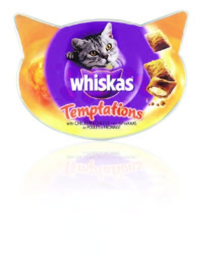 Poslastica za mačke Temptations Whiskas razni okusi 60 g Bipa