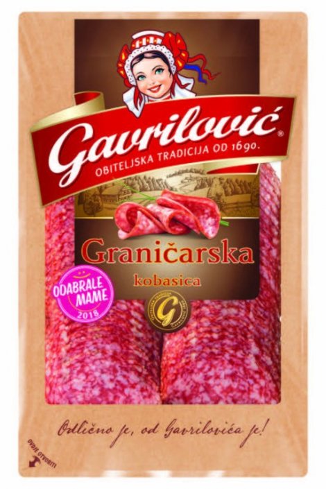 Graničarska kobasica Gavrilović 80 g Tommy Akcija Njuškalo katalozi