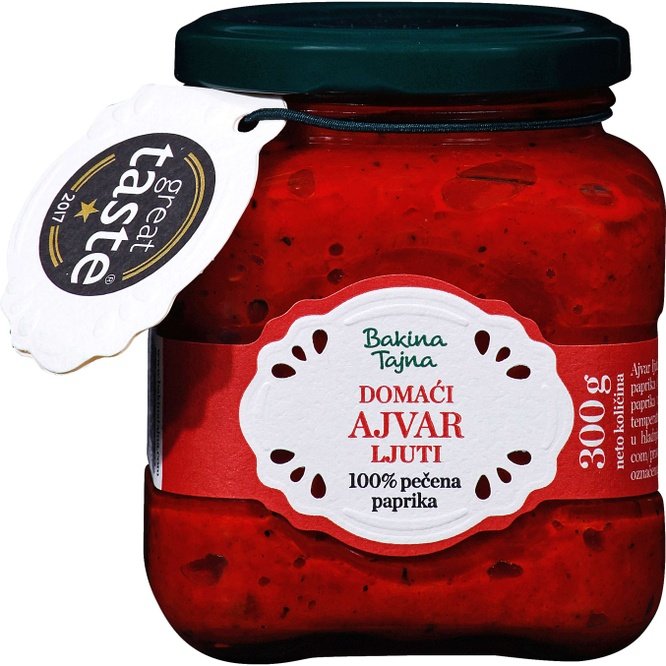 Ajvar uprženi blagi ili ljuti Bakina tajna 300 g Kaufland Akcija