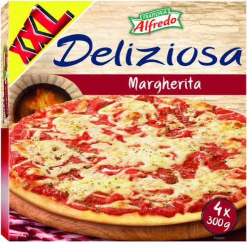 Pizza Margherita XXL Trattoria Alfredo 4x300g Lidl Akcija