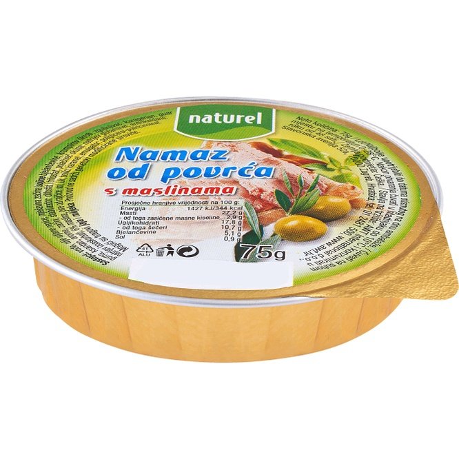 Namaz od povrća Naturel 75 g Kaufland Akcija Njuškalo katalozi