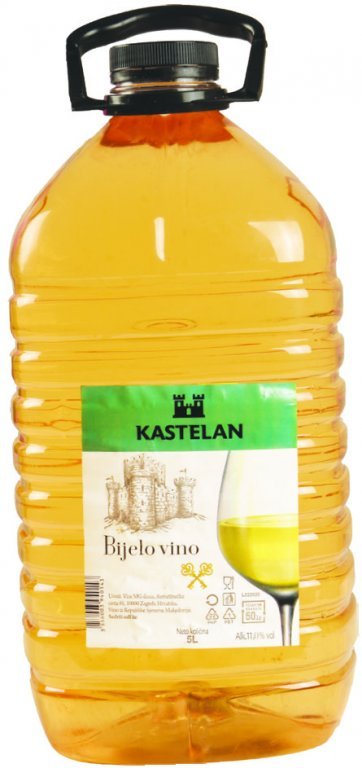 Vino bijelo Kastelan 5 l NTL Akcija Njuškalo katalozi