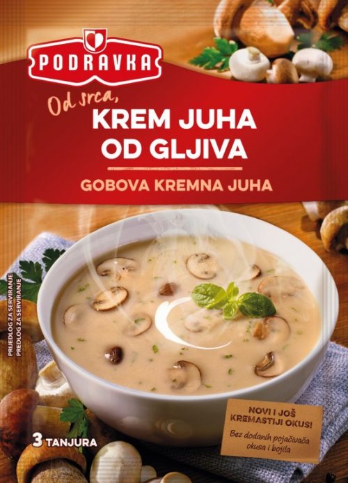 Krem juha razne vrste Podravka 54 80 g Akcija Njuškalo katalozi