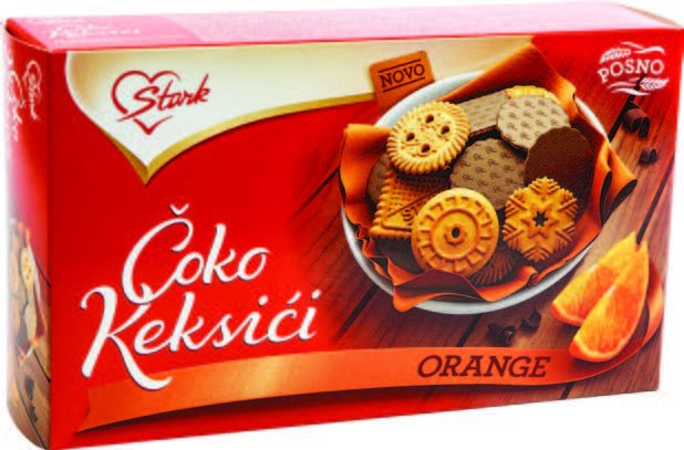 Čoko keksići naranča ili original Štark 220 250 g Plodine Akcija