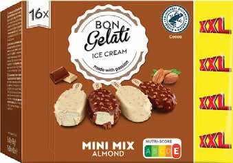 Mini mix sladoleda XXL Bon Gelati 16x50 ml Lidl Akcija Njuškalo