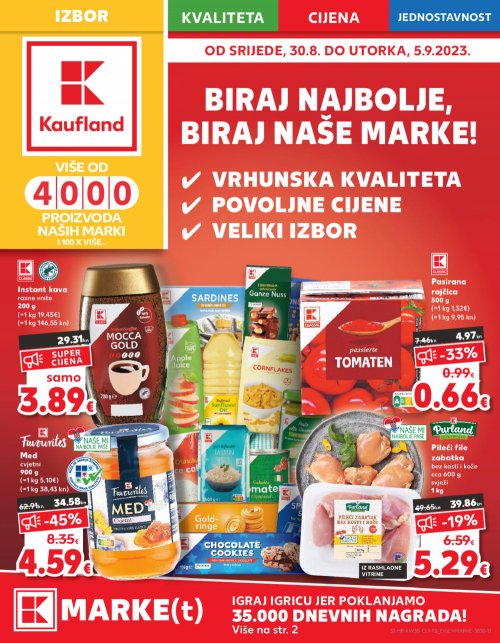 Kaufland katalog Akcija 30 08 05 09 2023 Rv Po Ma Njuškalo katalozi