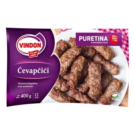 Pureći ćevapčići Vindon 400 g Plodine Akcija Njuškalo katalozi