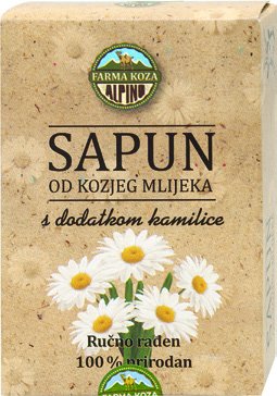 Sapun od kozjeg mlijeka s kamilicom Alpino 70 g Akcija Njuškalo