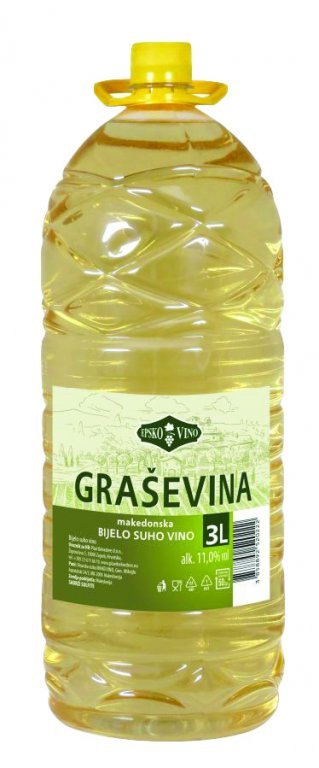 Epsko vino Vranac Graševina Kastelan 3 l NTL Akcija Njuškalo