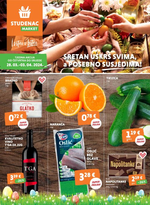 Studenac katalog Akcija 28 03 03 04 2024 Njuškalo katalozi