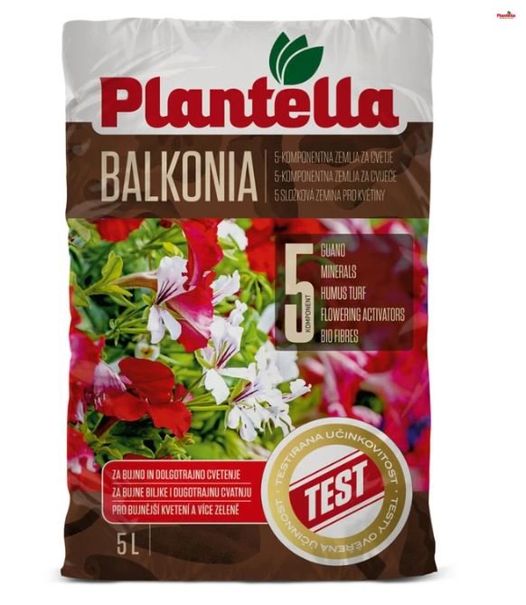 Zemlja PLANTELLA BALKONIA 5 l Pevex Akcija Njuškalo katalozi