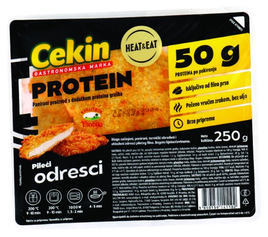 Panirani pileći proteinski odresci fritesi Cekin 250 g NTL Akcija