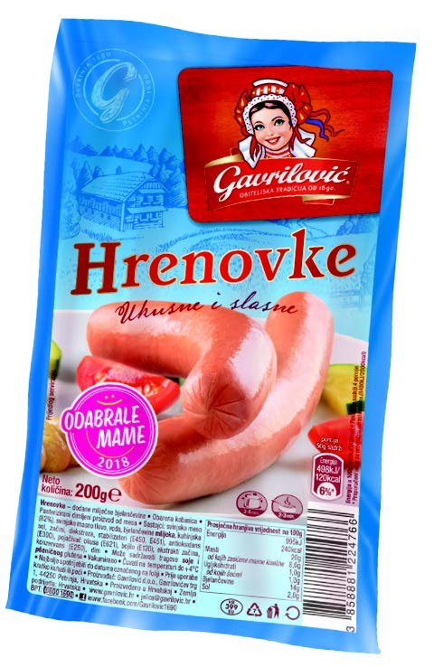 Hrenovke Gavrilovi G Jadranka Akcija Nju Kalo Katalozi