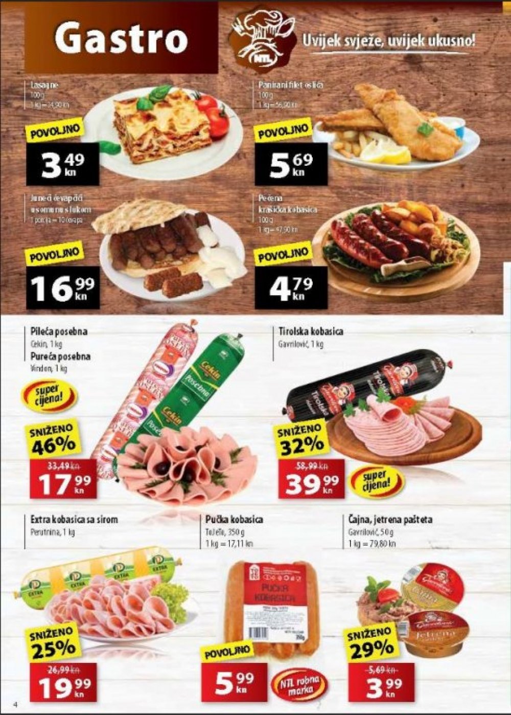 NTL katalog Akcija Zapad Supermarketi od 09.08. do 15.08.2018. 
