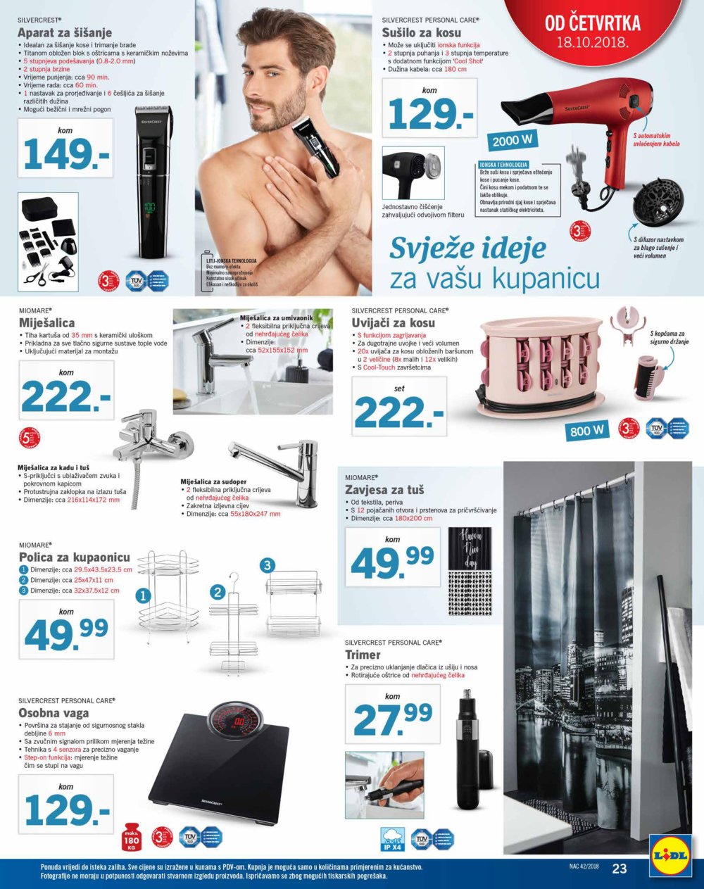 Lidl katalog Akcija 15.10.-21.10.2018.
