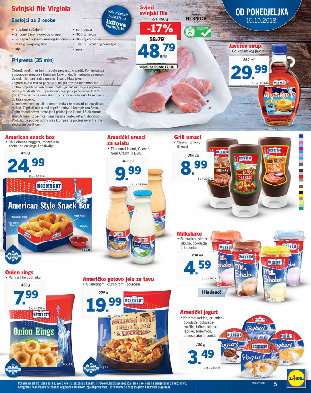 Lidl katalog Akcija 15.10.-21.10.2018.