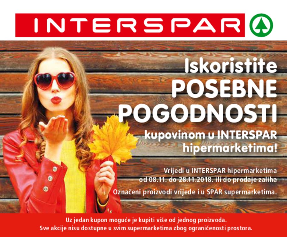 Interspar katalog Bonovi 08.11.-28.11.2018.