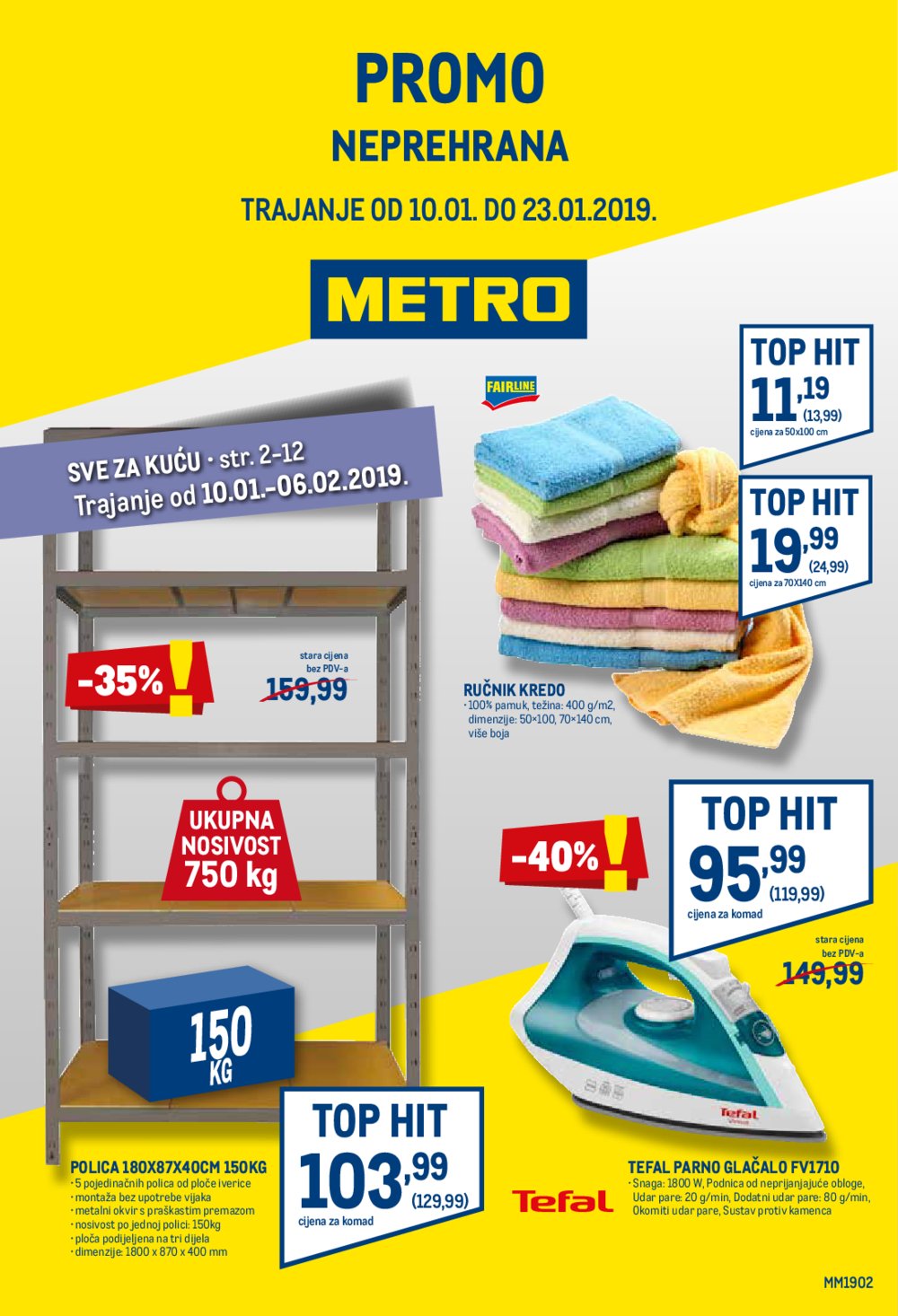 Metro katalog Neprehrana Zagreb 10.01.-23.01.2019.