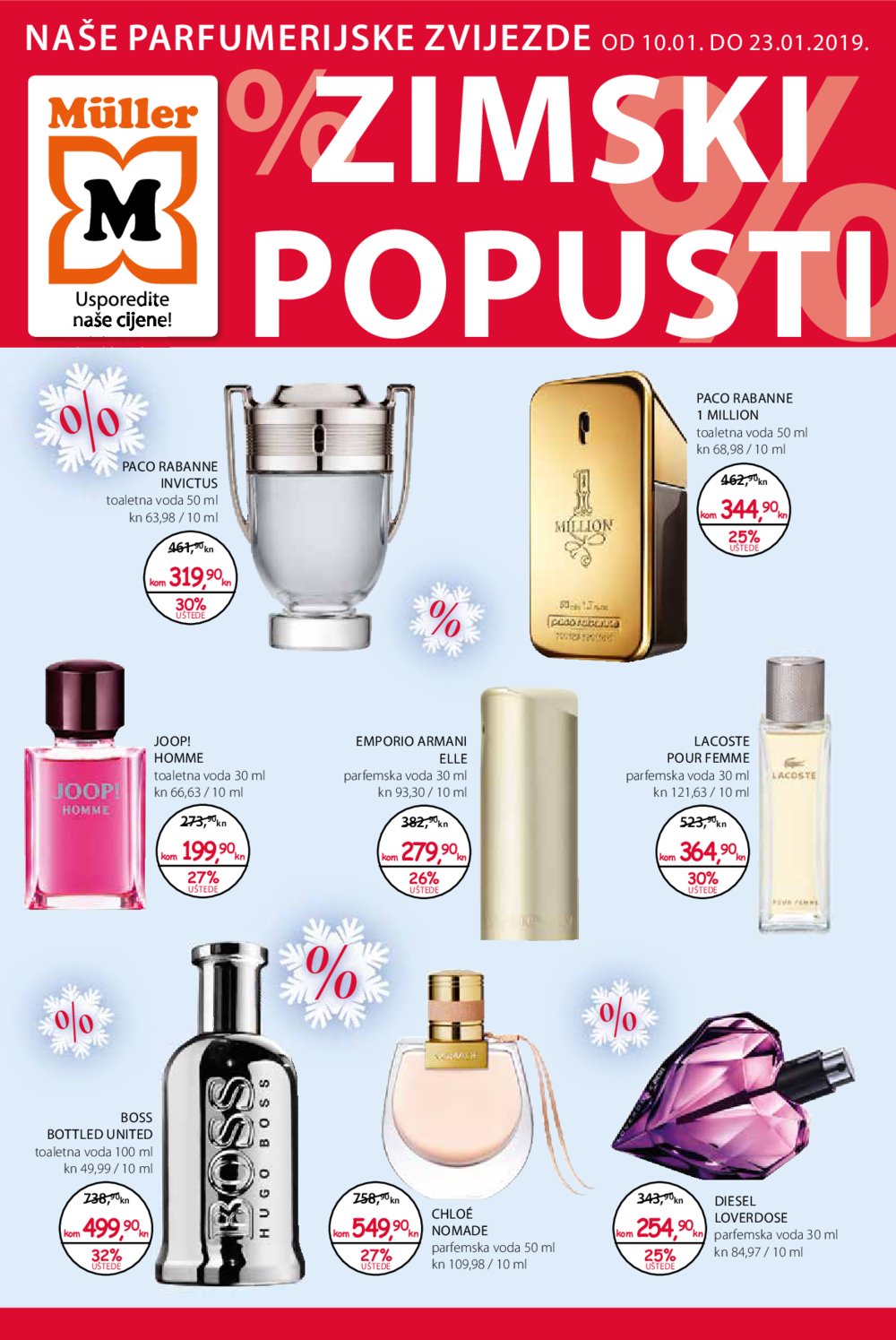 Muller katalog Parfumerija 10.01.-23.01.2019.
