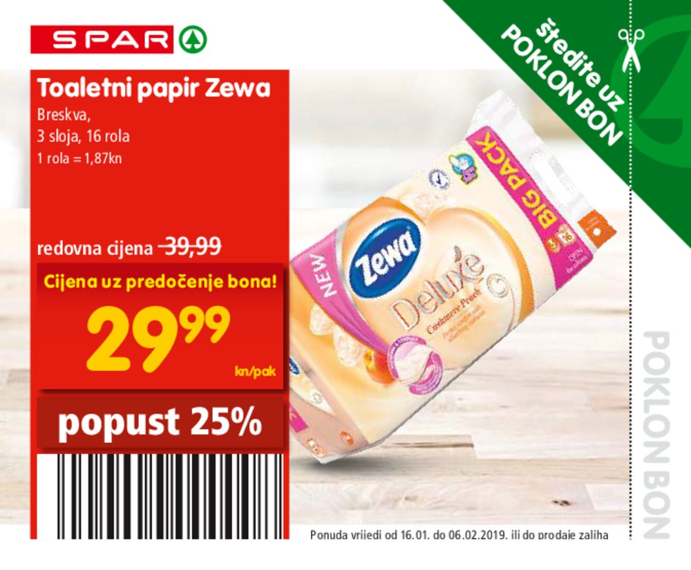 Spar katalog Posebne pogdonosti 16.1.-6-2-2019. (supermarketi)