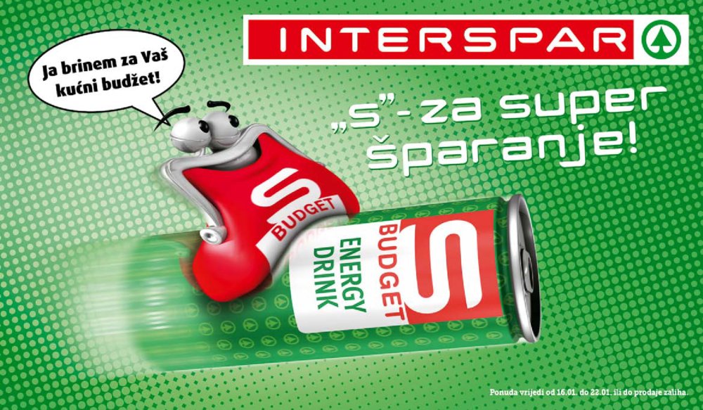 Interspar katalog S-Budget 16.01.-22.01.2019.