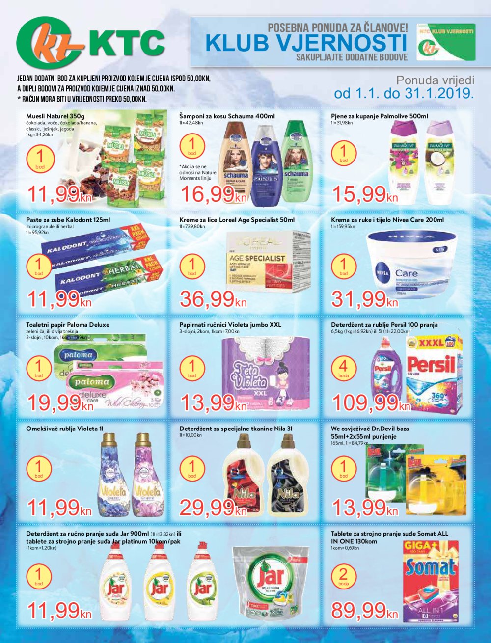 KTC Katalog akcija Široka potrošnja 24.01.-30.01.2019.