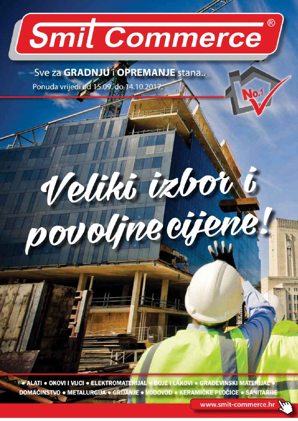 Smit Commerce katalog Sve za gradnju i opremanje stana 15.09.-14.10.2017.