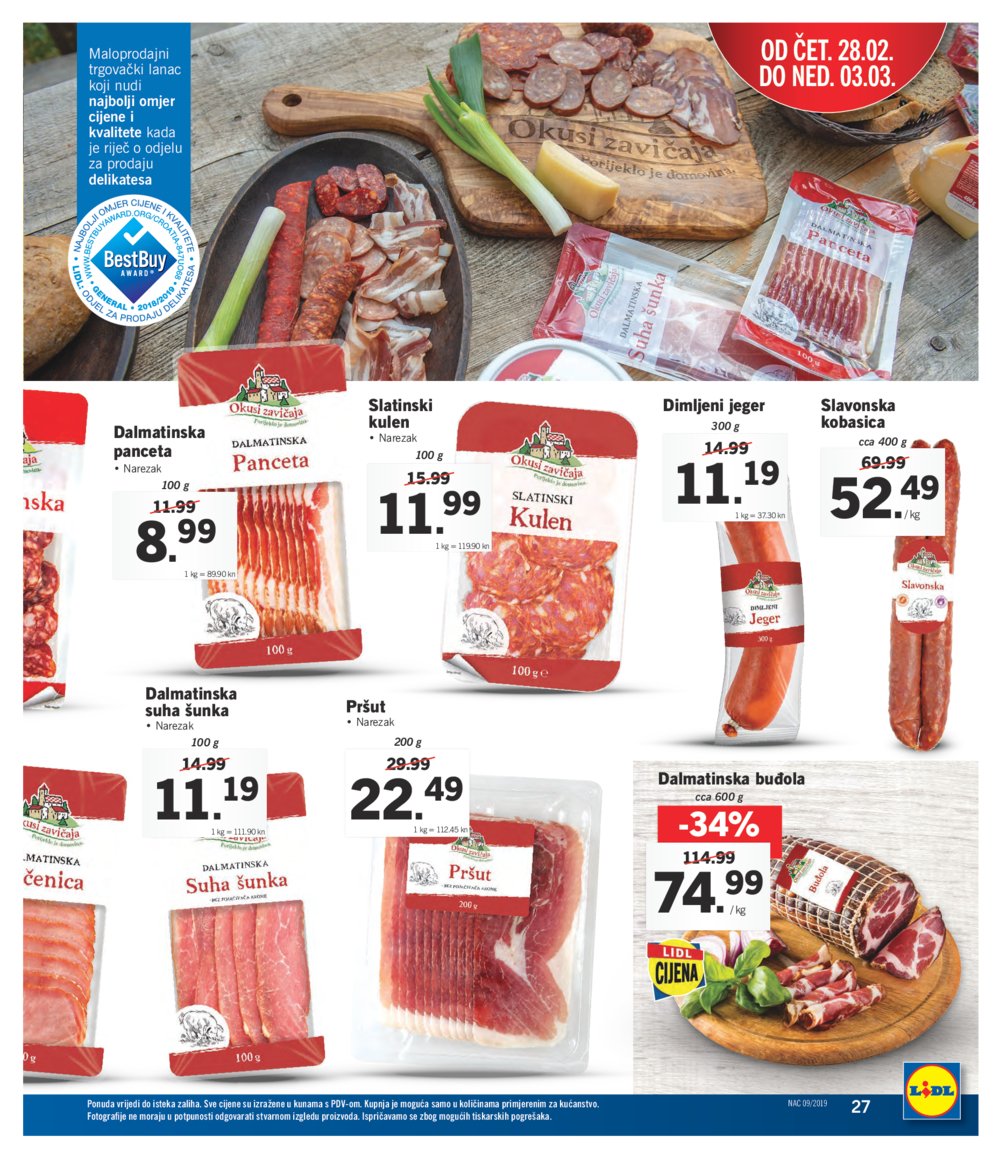 Lidl katalog Akcija 25.02.-03.03.2018.