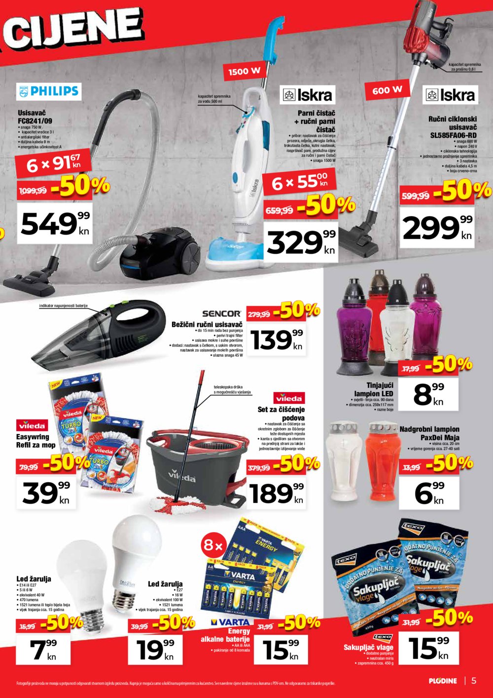 Plodine katalog Sve u pola cijene 28.02.-06.03.2019.