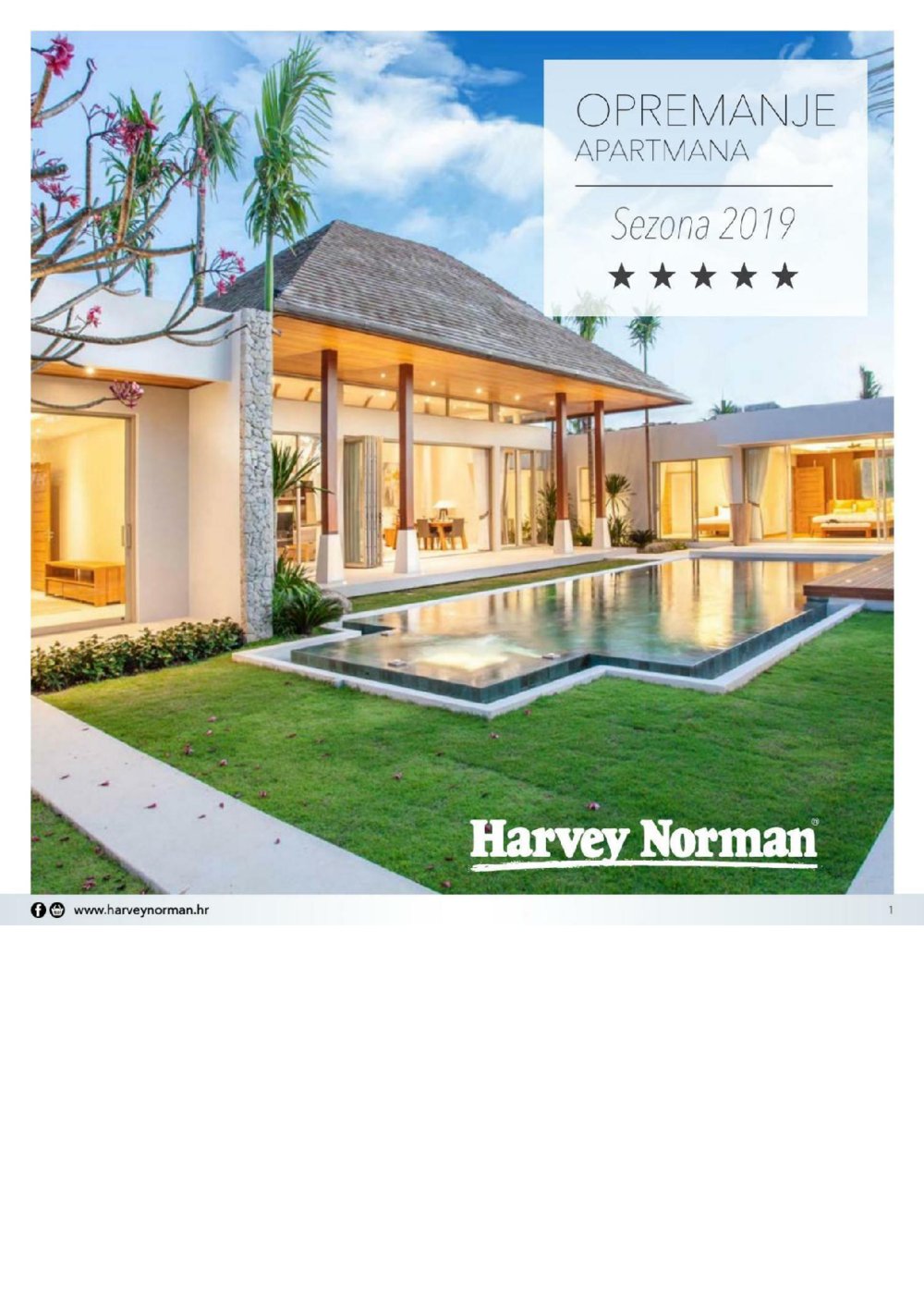 Harvey Norman katalog Opremanje apartmana 05.03.-31.05.2019.