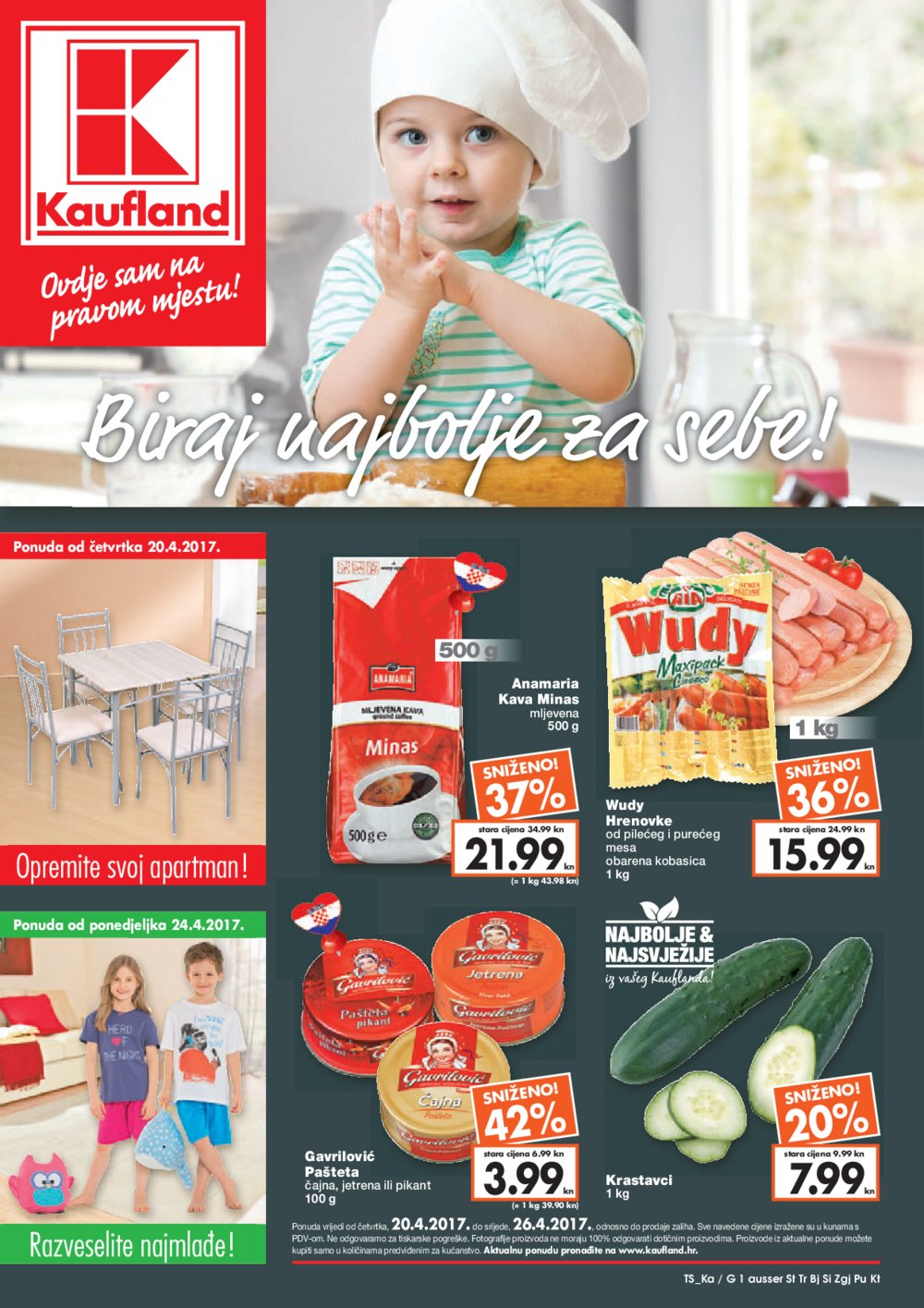 Kaufland katalog Biraj najbolje za sebe! 20.4.-26.4.2017.