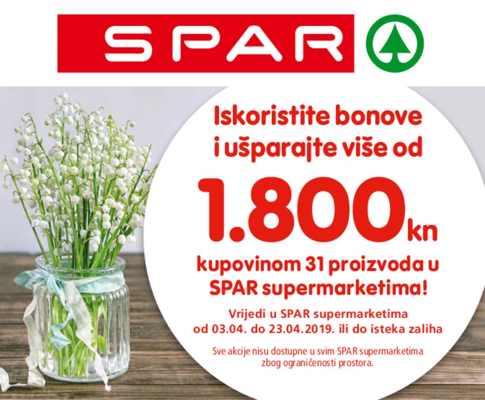 Spar Knjižica bonova 03.04.-23.04.2019.