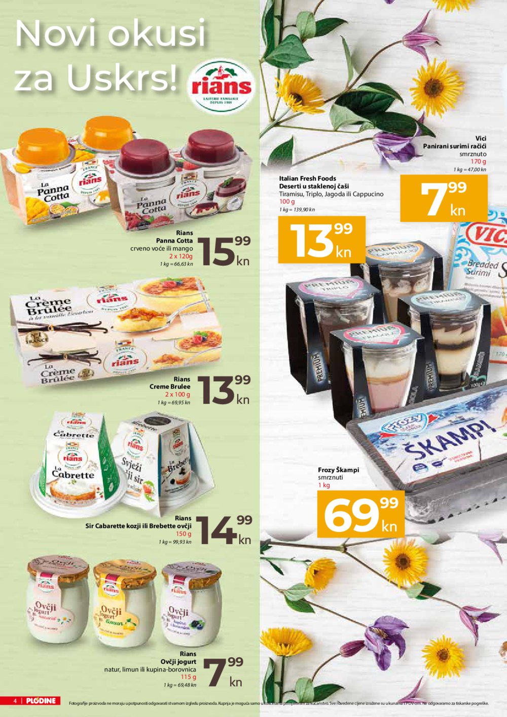 Plodine Katalog Uskrs 11.04.-20.04.2019. - Njuškalo Katalozi