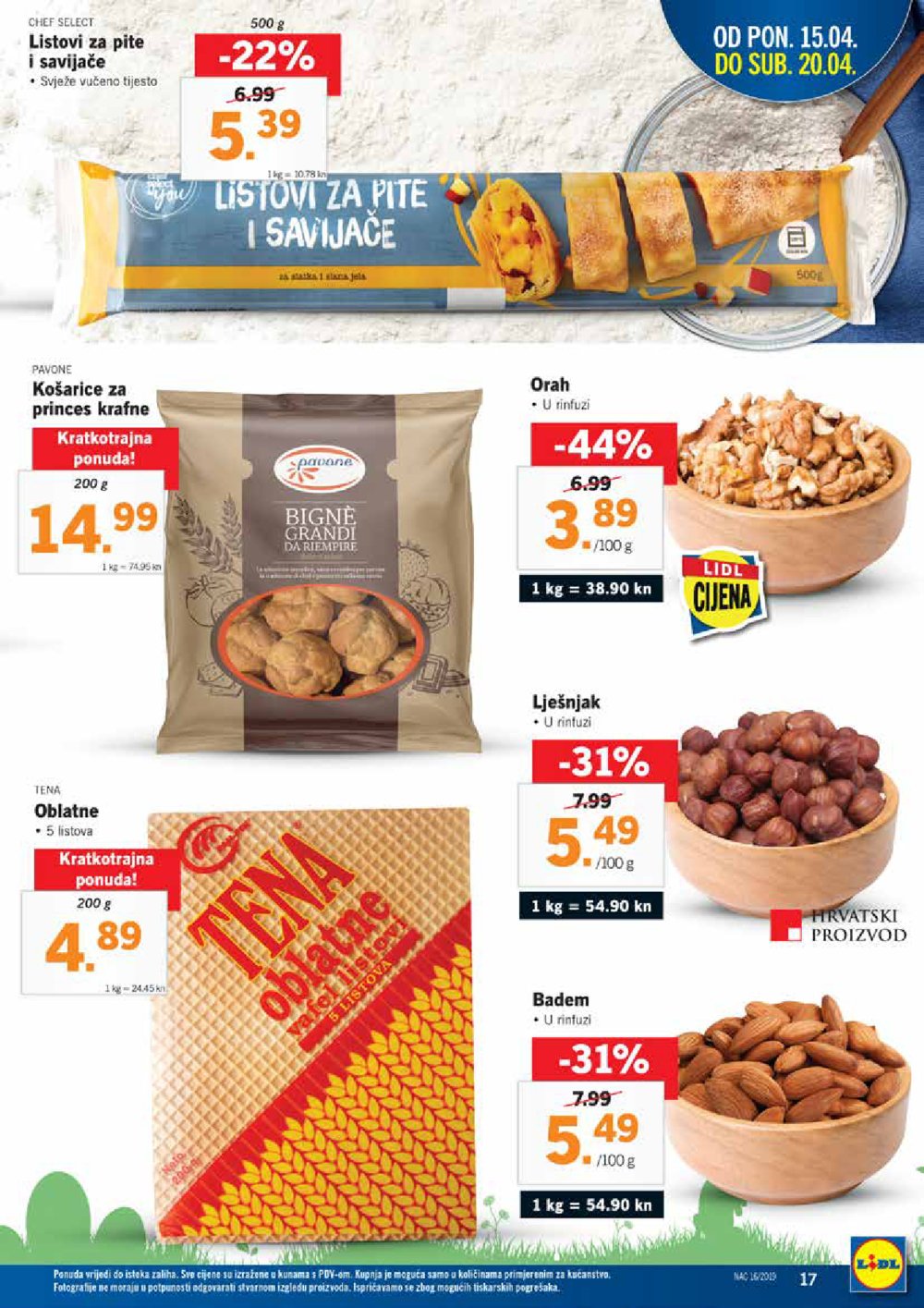 Lidl katalog Akcija 15.04.-20.04.2019.
