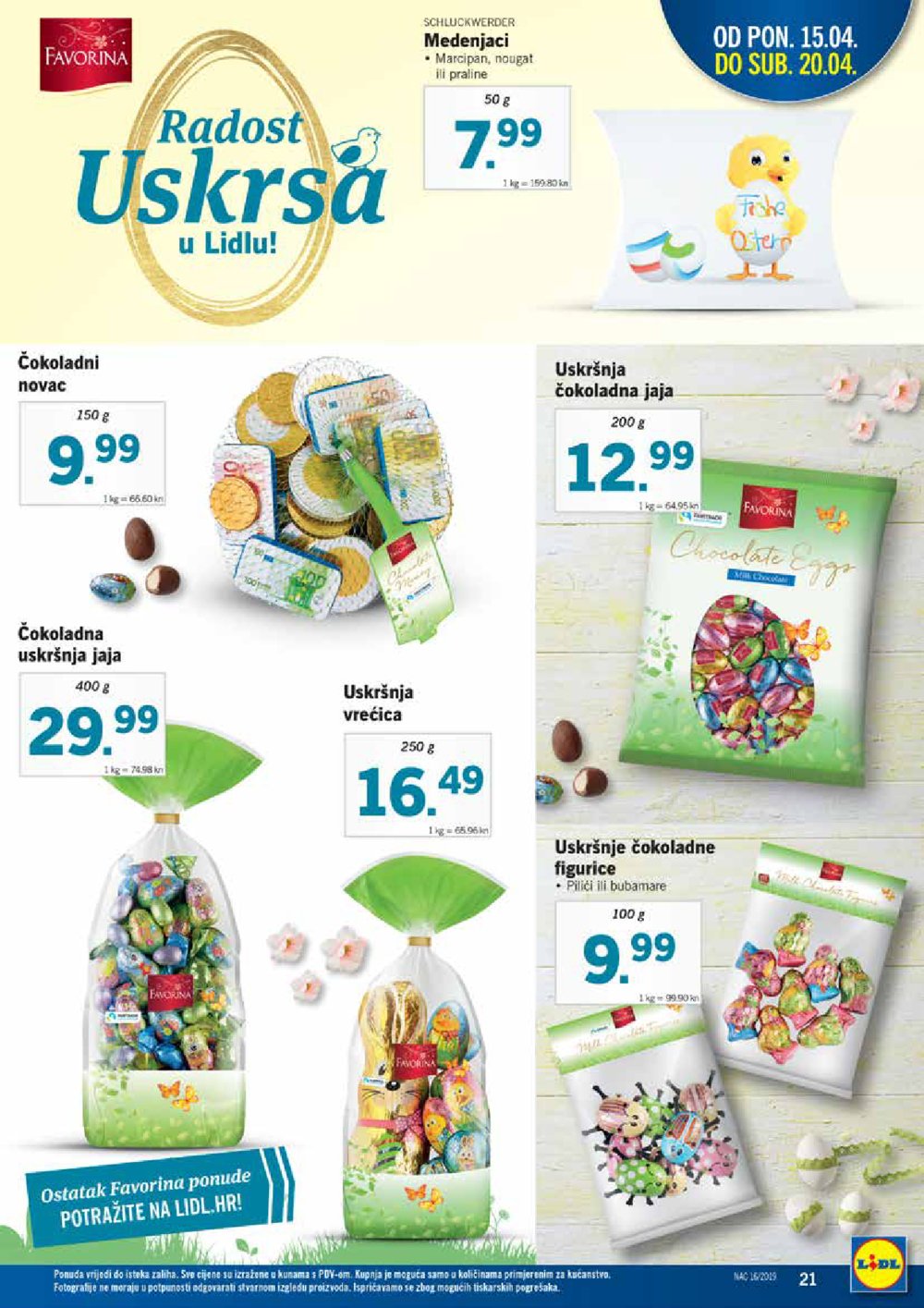 Lidl katalog Akcija 15.04.-20.04.2019.