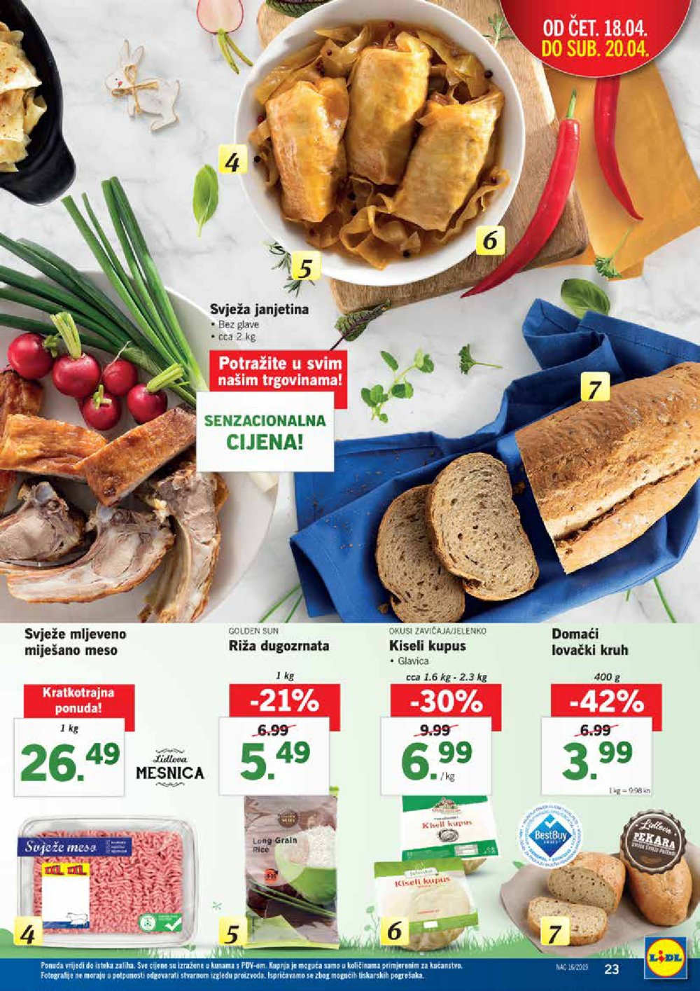 Lidl katalog Akcija 15.04.-20.04.2019.