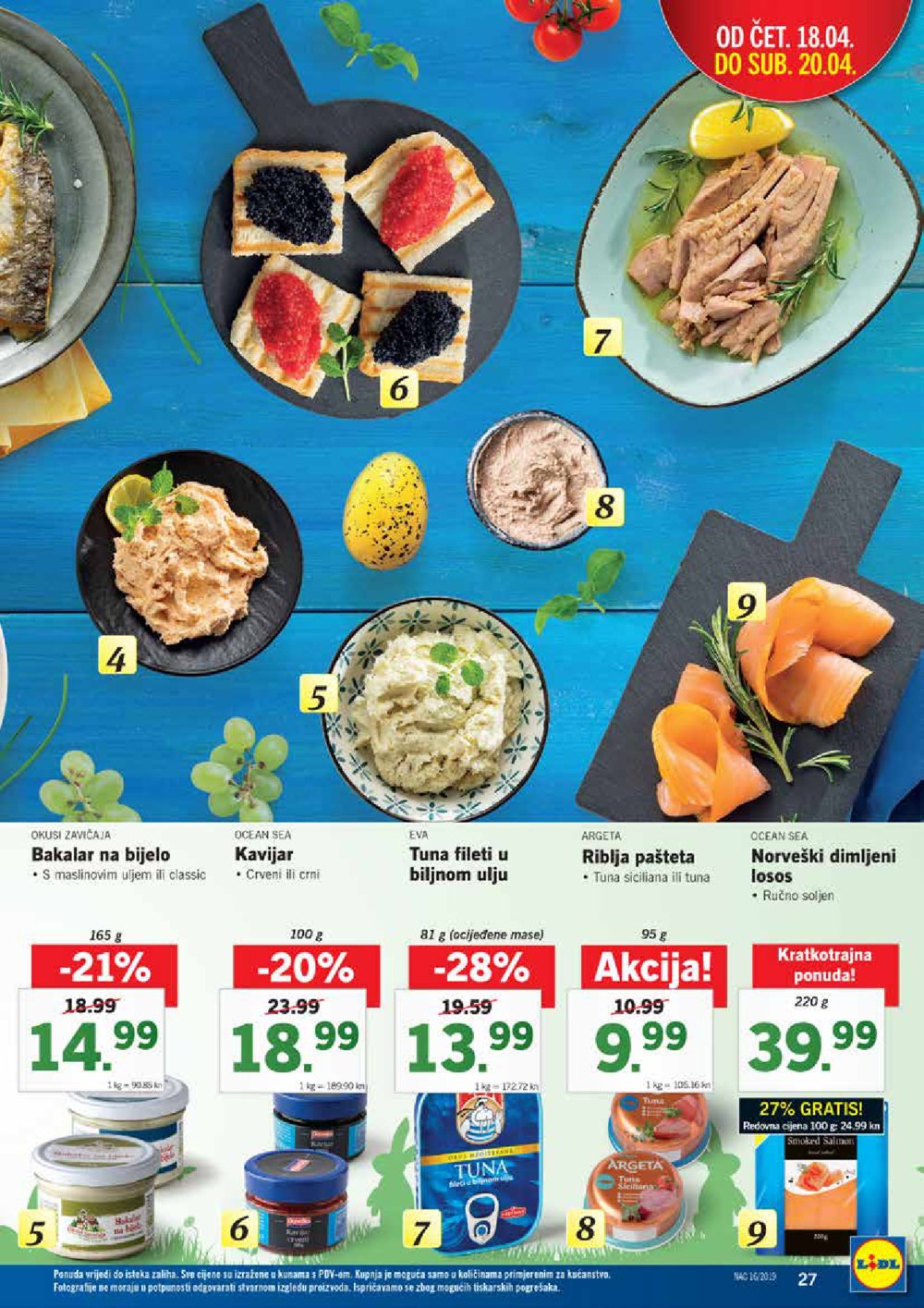 Lidl katalog Akcija 15.04.-20.04.2019.