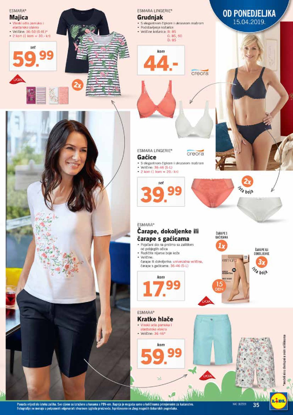 Lidl katalog Akcija 15.04.-20.04.2019.