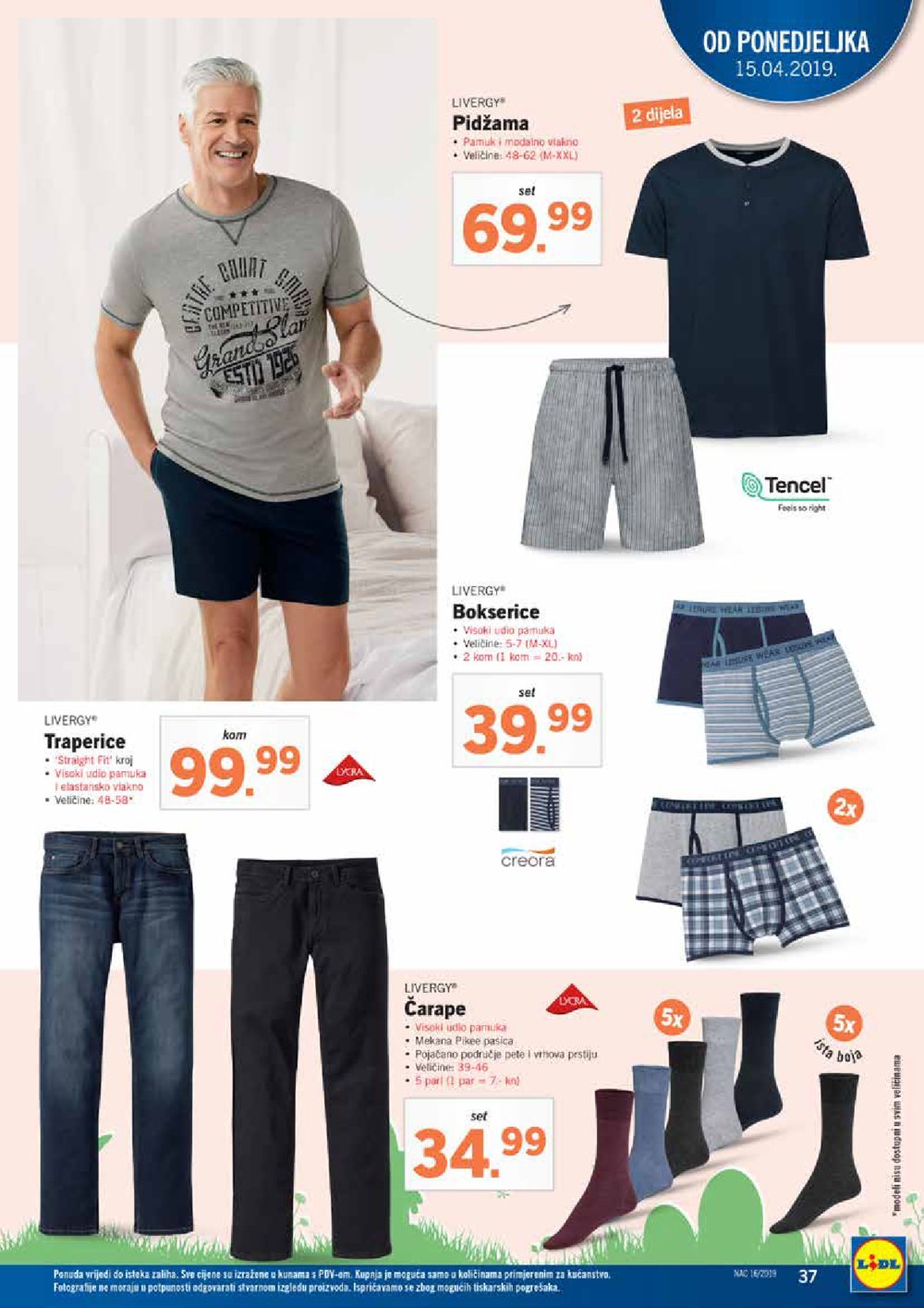 Lidl katalog Akcija 15.04.-20.04.2019.