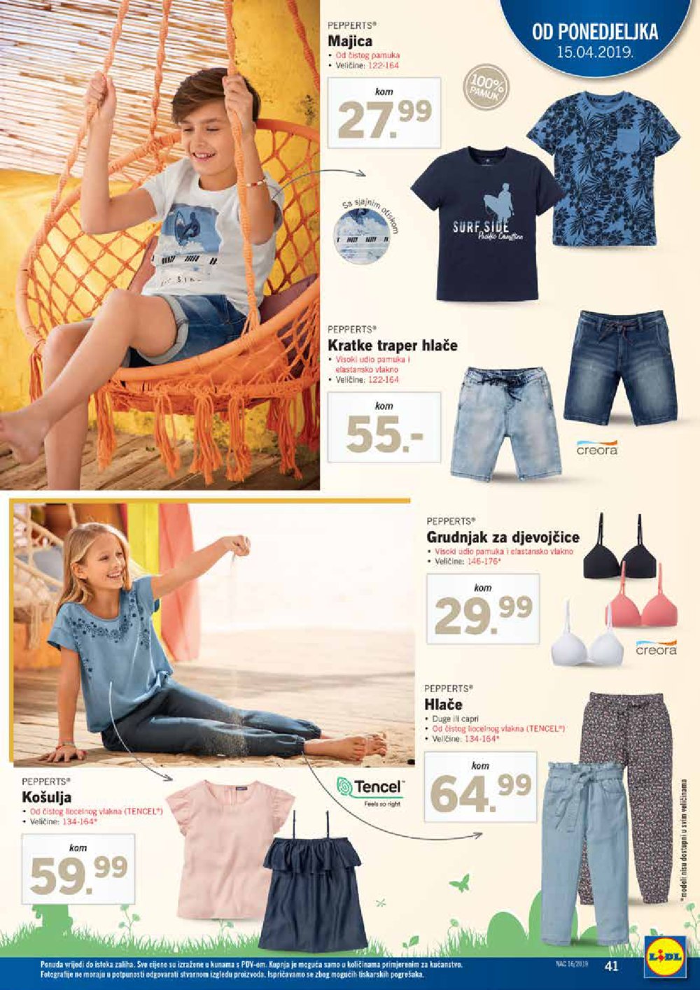 Lidl katalog Akcija 15.04.-20.04.2019.