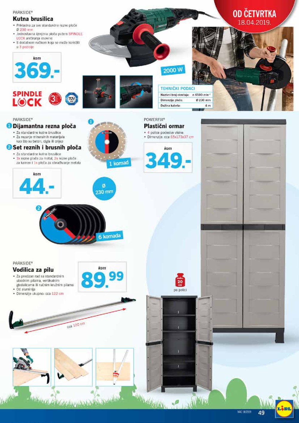 Lidl katalog Akcija 15.04.-20.04.2019.