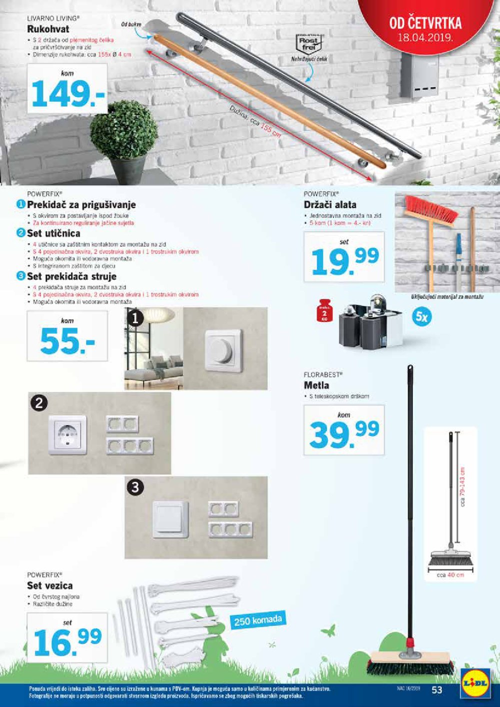 Lidl katalog Akcija 15.04.-20.04.2019.