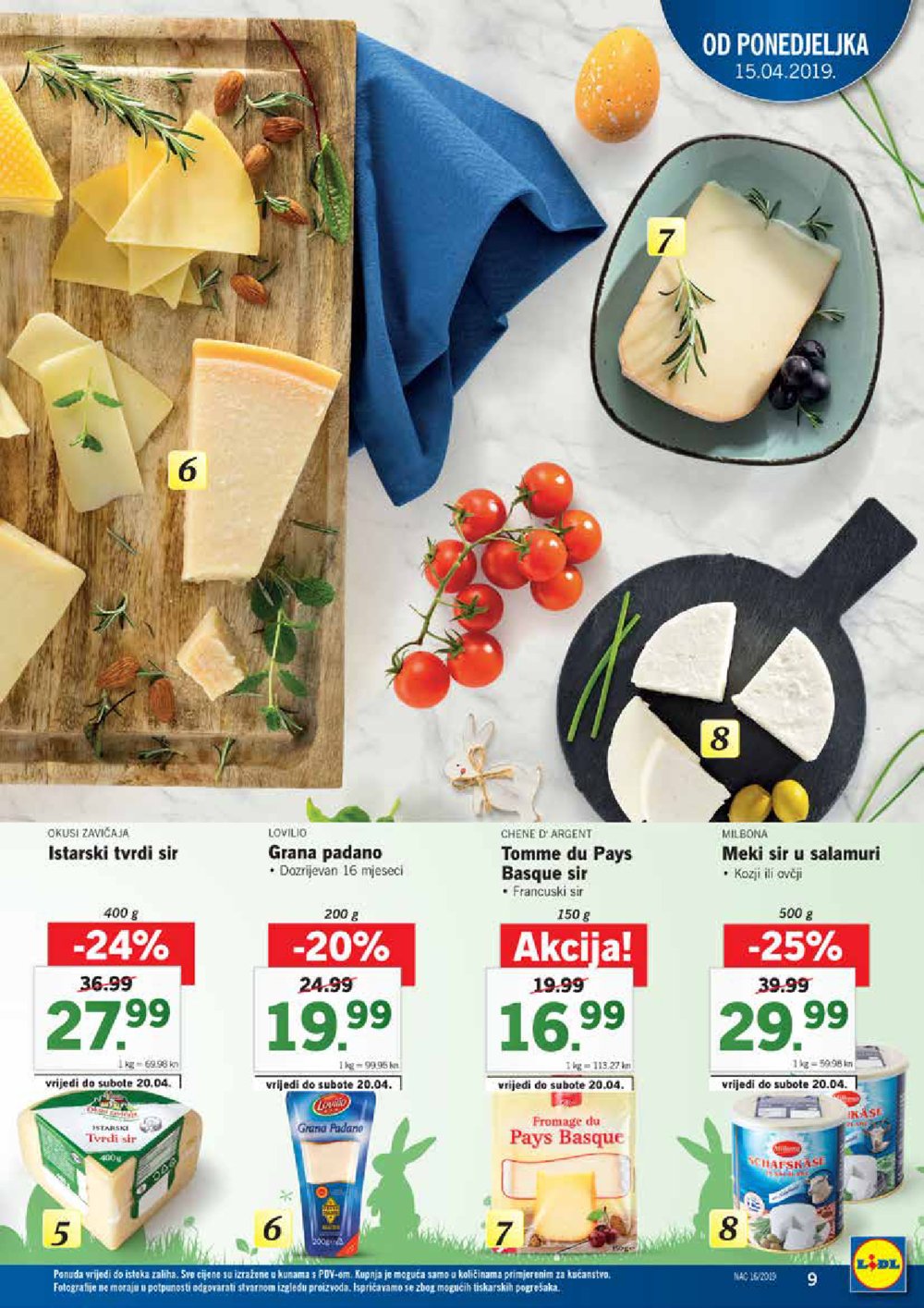 Lidl katalog Akcija 15.04.-20.04.2019.