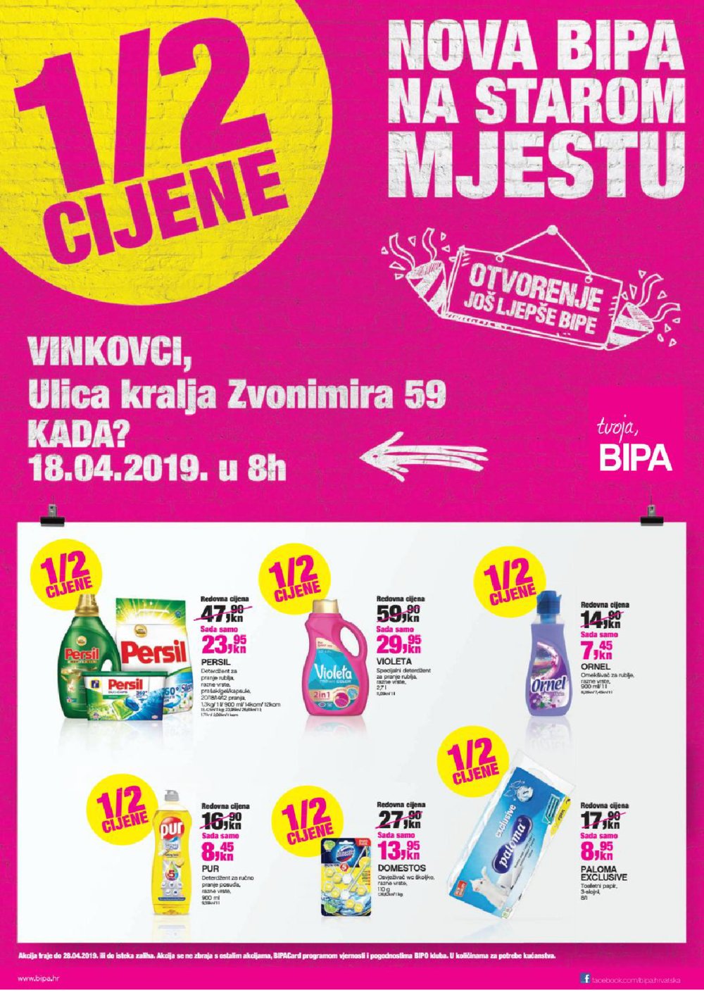 Bipa katalog Otvorenje Vinkovci 18.04.-02.05.2019.