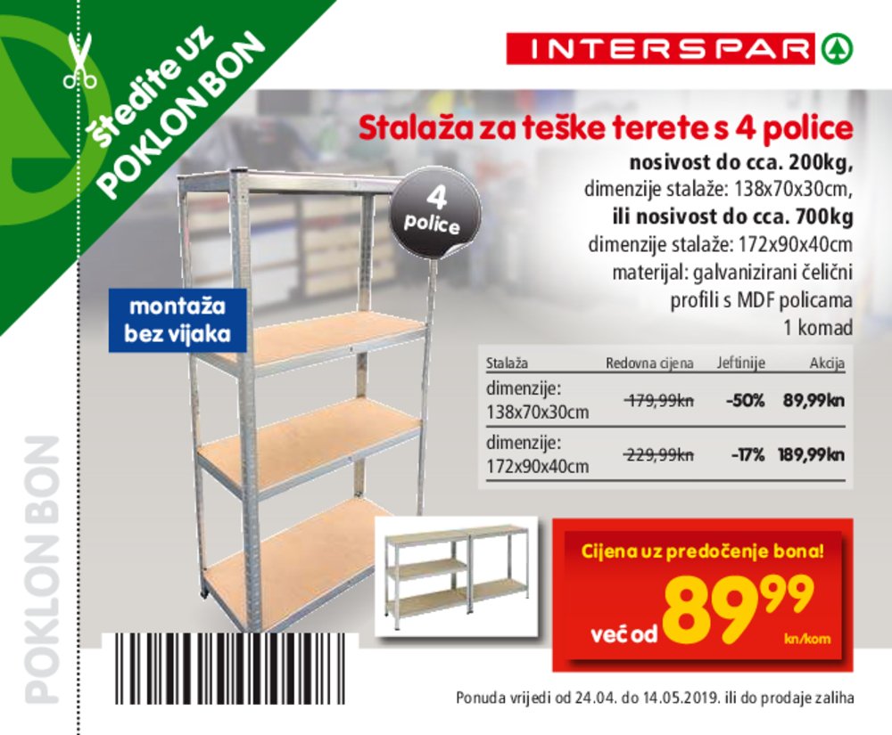 Interspar katalog Bonovi 24.04.-14.05.2019. hipermarketi