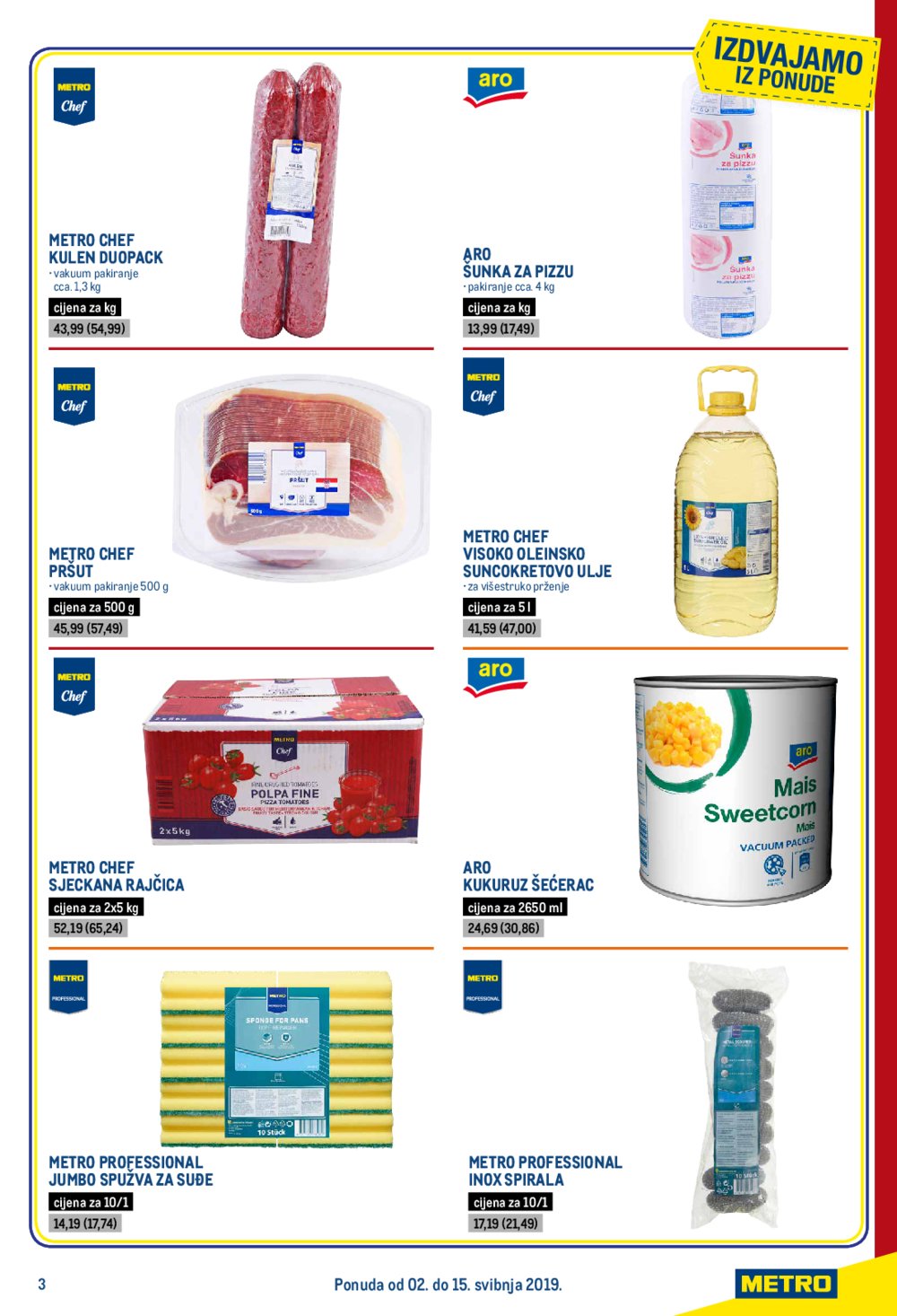 Metro katalog Ponuda za ugostitelje 02.05.-15.05.2019.