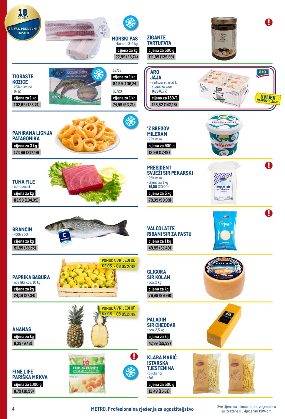 Metro katalog Ponuda za ugostitelje 02.05.-15.05.2019.