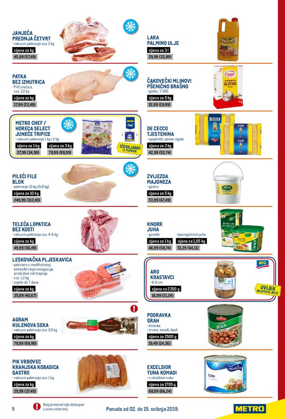 Metro katalog Ponuda za ugostitelje 02.05.-15.05.2019.